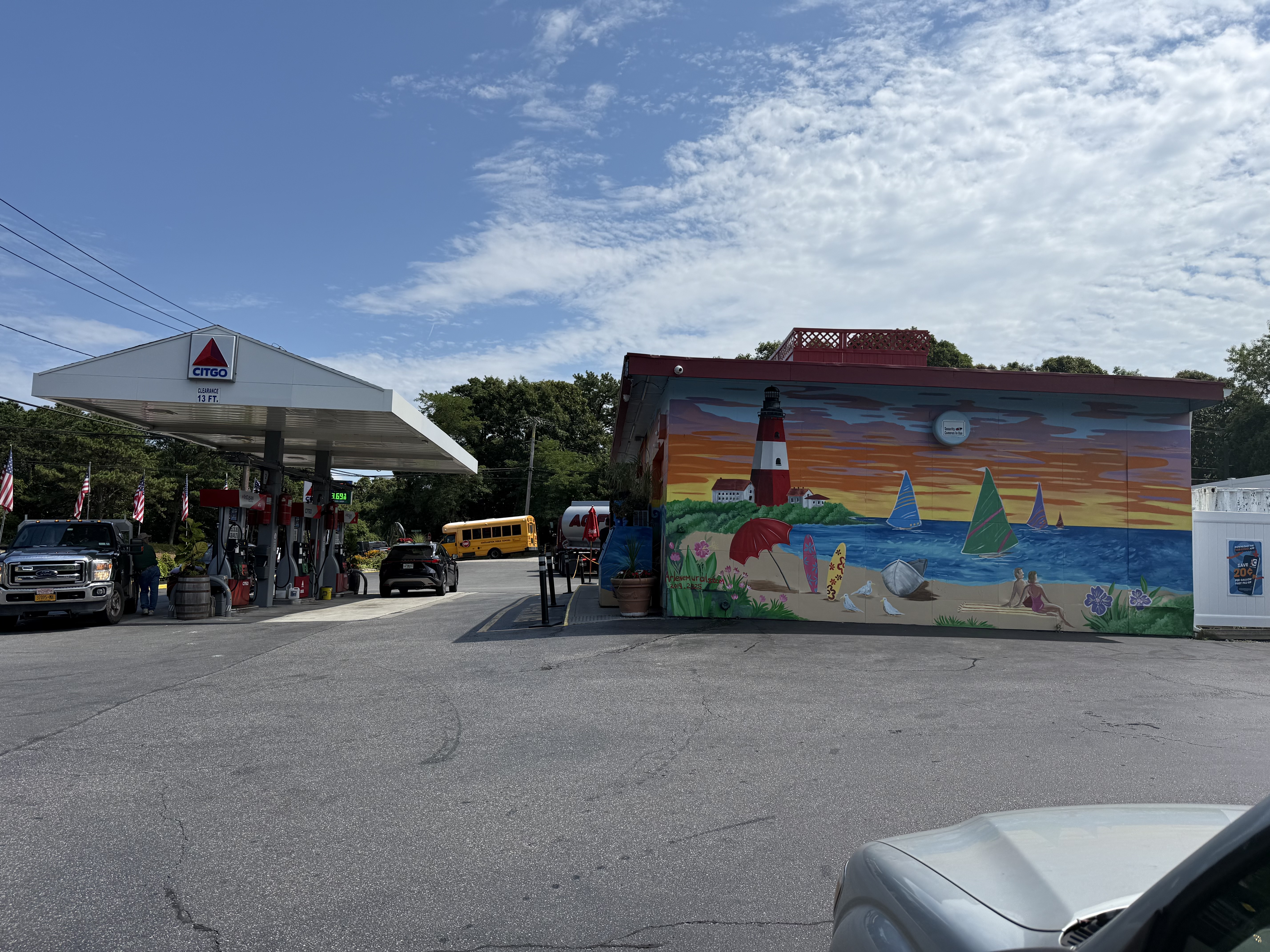 Gas Hampton CITGO canopy
